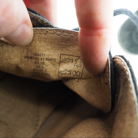 Lands End 7 black suede lace-up booties - Picture 8 of 10